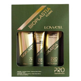 Kit Trio Lowell Bioplastia Capilar Home Care