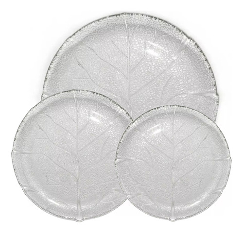 Set Vajilla Completa Durax Juego Platos De Vidrio Kuchen