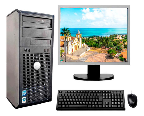 Cpu Dell Torre 755 C2d 8gb Ddr2 Ssd 240gb + Monitor 17