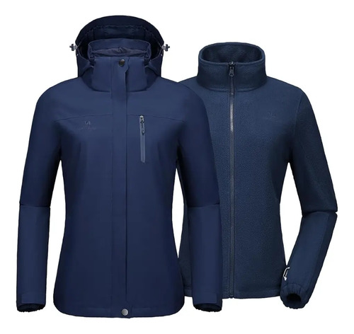 Chamarra Impermeable Rompevientos Nieve Esquí Forro Polar