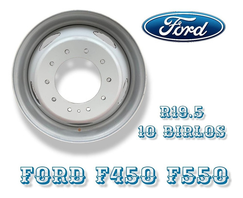 Rin 19.5 10 Birlos F450 F550 Ford Original