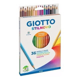 Lápices Giotto Stilnovo X 36 Colores
