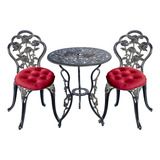 Mandolin Patio Table And Chairs,5 Piece Outdoor Dining Set,.