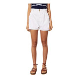 Short Algodon Mujer Wanama Belmont White Pre