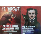 X2 Cuentos De Terror Lovecraft + Poe Para Niños - Lea