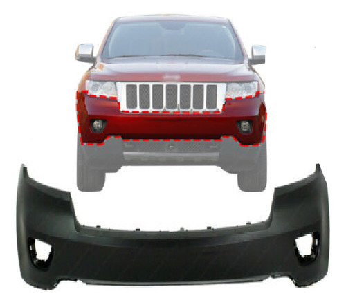 Parachoques Delantero Superior Jeep Grand Cherokee 2011 2013 Foto 2