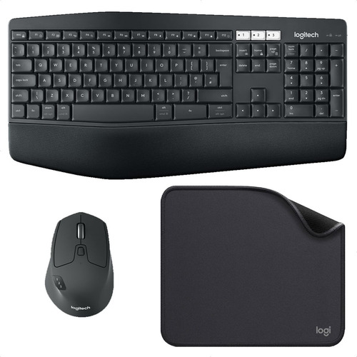 Combo Inalámbrico Logitech Mk850 + Pad Mouse Studio Series