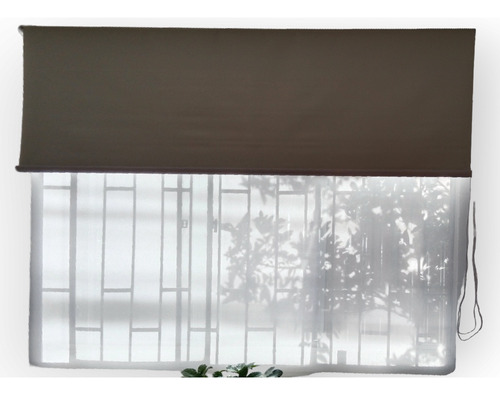 Cortinas Roller Dobles Visillo Mas Blackout 120x200 