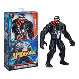 Figura De Acción Venom Marvel Spider-man Titan Hero Series Artículada 4+