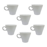 Pocillo Cafe Conico Tsuji Porcelana Con Sello 90 Ml X6 Uni