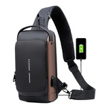 Bolsa De Ombro Anti-roubo 2n Usb Charging Sport Sling