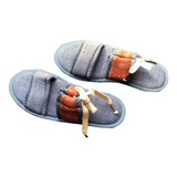 Pantufla Chinela Ojota Jean Suela Goma Abierta Sheli 22246