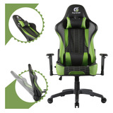 Cadeira Gamer Ergonômica Barata Com Regulagem Do Braço Preto