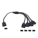 Cable Splitter Divisor Led Rgb 4 Pines Pc Conector