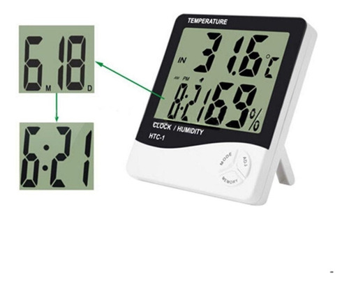 Termohigrometro Digital Medidor Humedad Temperatura Exterior