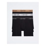 Boxer Calzon Calvin Klein 100% Microfibra Ropa Int 3 Piez