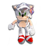 Peluche Sonic Silver Plata The Hedgehog Línea Sonic X