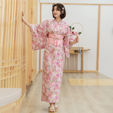Traje De Baño Kimono Largo Tradicional Japonés Cos Anime Pho