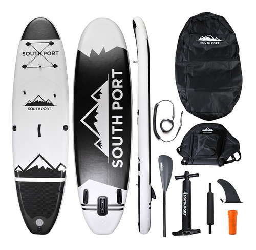 Tabla Inflable Paddle Board 305cm+ Kit Con Bolso De Traslado Color Blanco