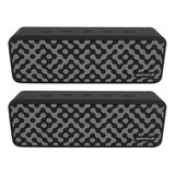 Rockville (2) Altavoces Bluetooth Portátiles Faze Black 50w