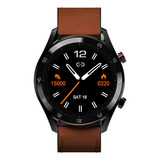 Smartwatch Philco Psw02pm Hit Wear 45mm 1,2 Preto Bluetoo Cor Da Pulseira Marrom