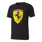 Remera Ferrari Puma Sf Race Big Shield 597956 Neg / Gris