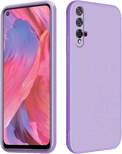 Funda Compatible Con Huawei Nova 5t De Silicona Líquida Verd