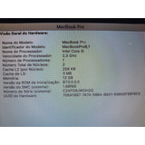 Macbookpro 2013 Tela 15