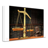 Cuadro Justicia Derecho Canvas Grueso Cly9 90x60