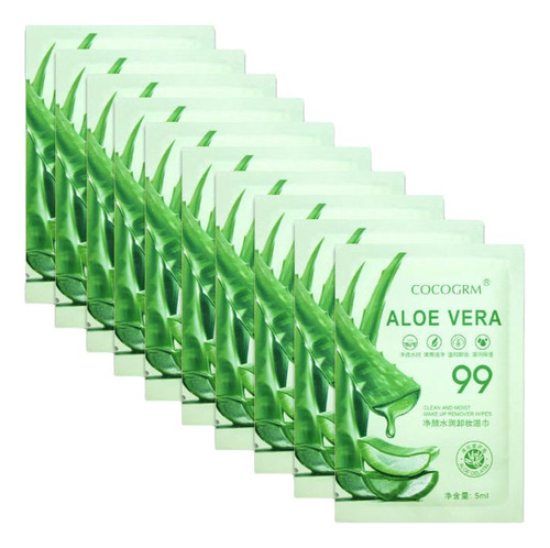 Mascarilla Hidratante Aloe Vera 99 Toallita Facial Caja 30pz