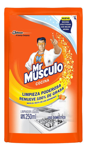 Quitagrasa Mr Músculo Naranja Rpto - Unidad a $2900