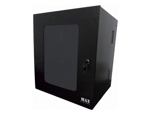 Rack Organizador Dvr 12u 400mm Porta Acrílica Max + Itens