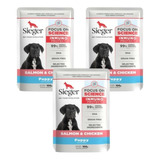 Sieger Alimento Pouch Perro Cachorro Salmon & Pollo 100g X3 