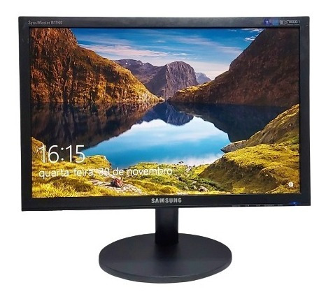 Monitor Samsung Lcd  19 Polegadas B1940w - Usado