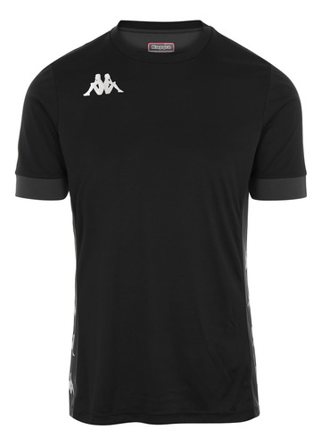 Kappa4soccer Dervio Camiseta Negra Hombre Kappa Kappa