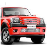 Sobre Grade Ford Ranger Aço Inox 2010 2011 2012 Fusion 4x2