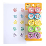 Set De 10 Timbres Hello Kitty Kuromi My Melody Cinnamoroll