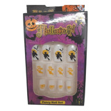 Uñas Postizas Halloween Con Dubijo