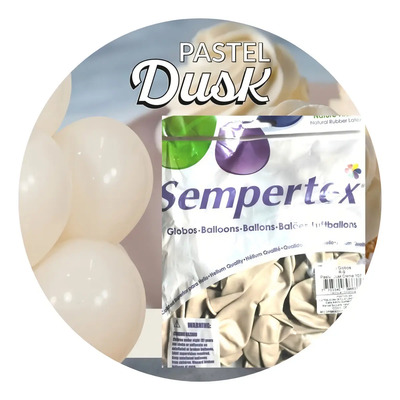 Bolsa 50 Globos Pastel Dusk Crema # 9 Sempertex Latex Pastel Color CREMA DUSK | MercadoLibre