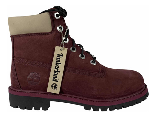 Botas Timberland 6in Vino Mujer A2maa Originales Look Trendy