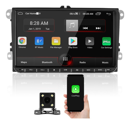 Pantalla Para Auto 9 In 2+32gb Con Camara Para Android 