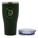 Vasos Termicos Discovery Con Tapa Acero Inox Grande 900ml Color Verde