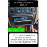 Base Frente Adaptador Estereo 1 Din Accord De 1990 Al 2002