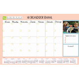 1 Organizador Mensual Imantado 30 X 40 Con Calendario