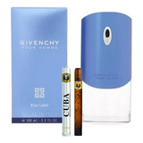 Givenchy Pour Homme Blue Label 100ml+perfume Cuba 35ml