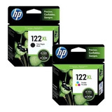 Kit 2 Cartuchos Hp ( 122xl Preto + 122xl Color ) Originais