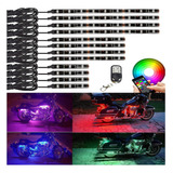 Juego De 12 Tiras De Luces Led Para Motocicletas Nbwdy, M...