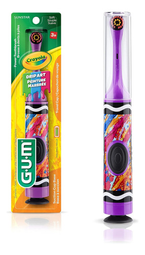 Escova De Dentes Divertida Da Crayola Kids Colorida Elétrica