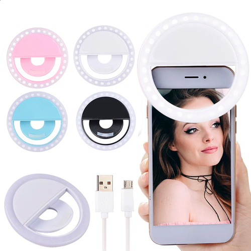 Mini Ring Light Led Selfie Portátil Foto Profissional Live