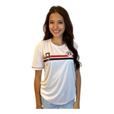 Camisa Infantil Unissex São Paulo Branca Ice Personalizada